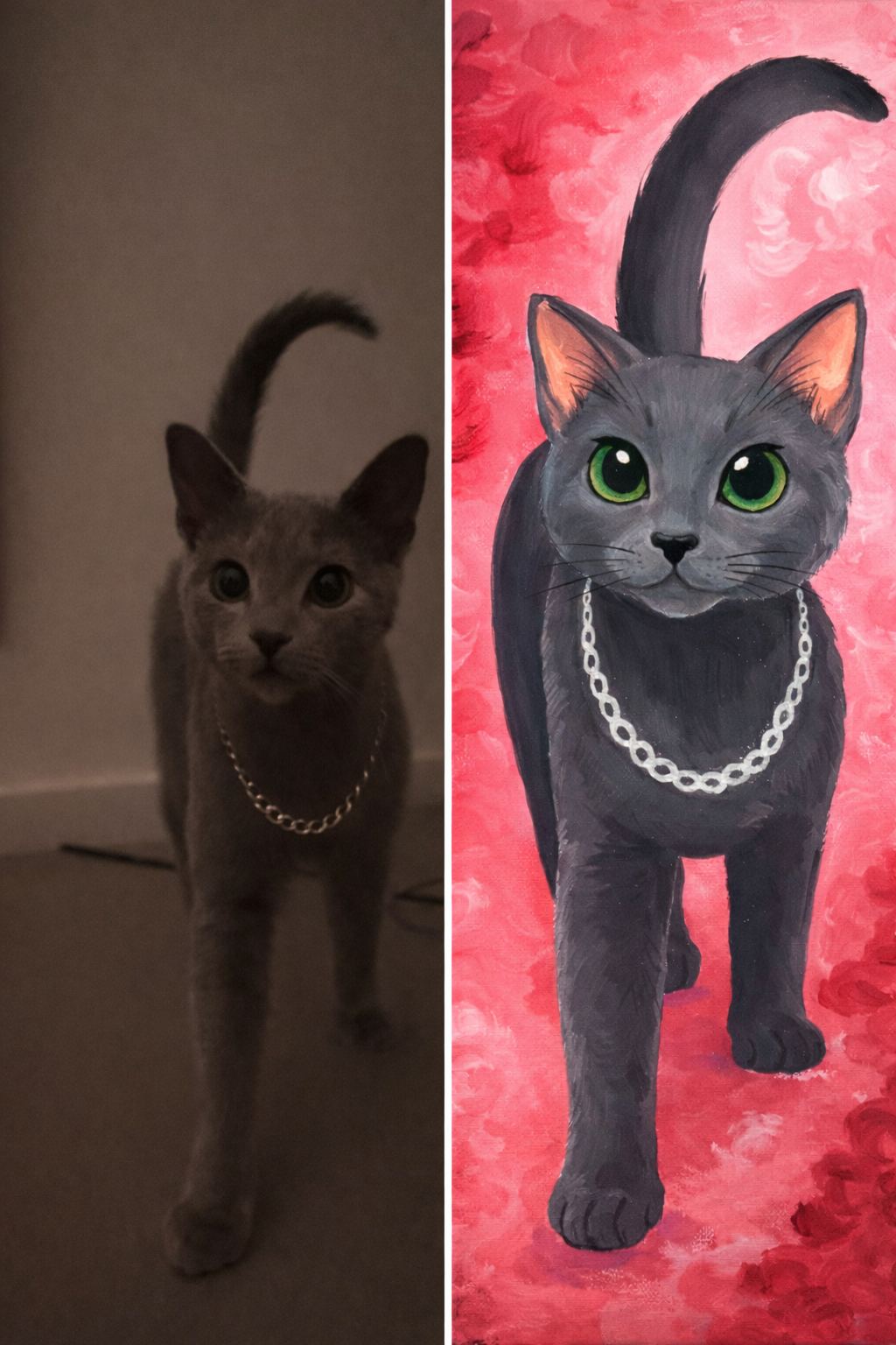 A4 Customised Cartoon Painting